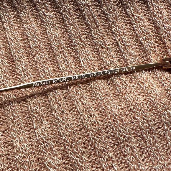 Unisex Ray Ban Round Metal RB3447 - Picture 5 of 6